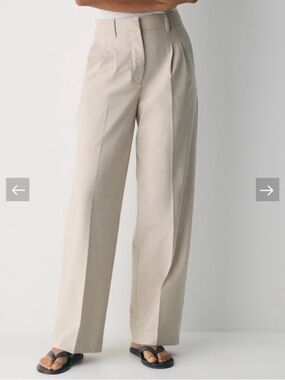 Babaton Pleated Wide Leg Trousers